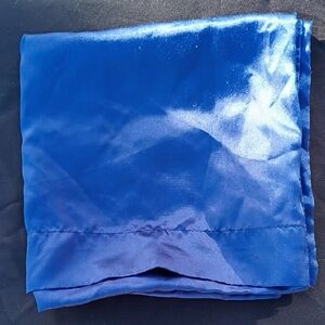 Shiny Blue Satin Pillowcase